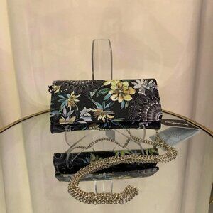 Brand New Desigual Crossbody Wallet bag with gold chain.